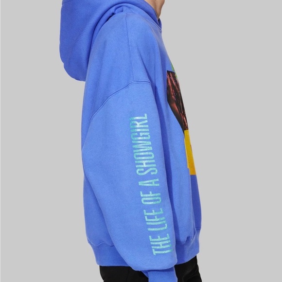 Official Taylor Swift THE LIFE OF A SHOWGIRL Violet Blue Hoodie - Brand New - Picture 2 of 10